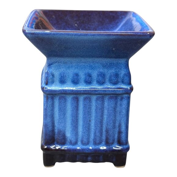 Pottery Ceramic Blue Star & Moon Cutout Wax Melt Warmer Celestial Cottagecore - Picture 4 of 7